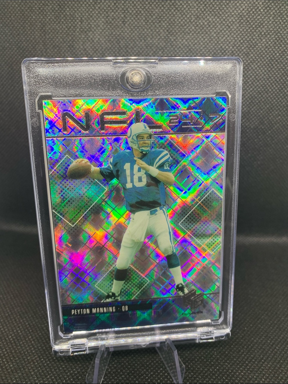 Peyton Manning 1999 Topps Holo FX NFL 24/7 Mint In Case Colts HOF QB!